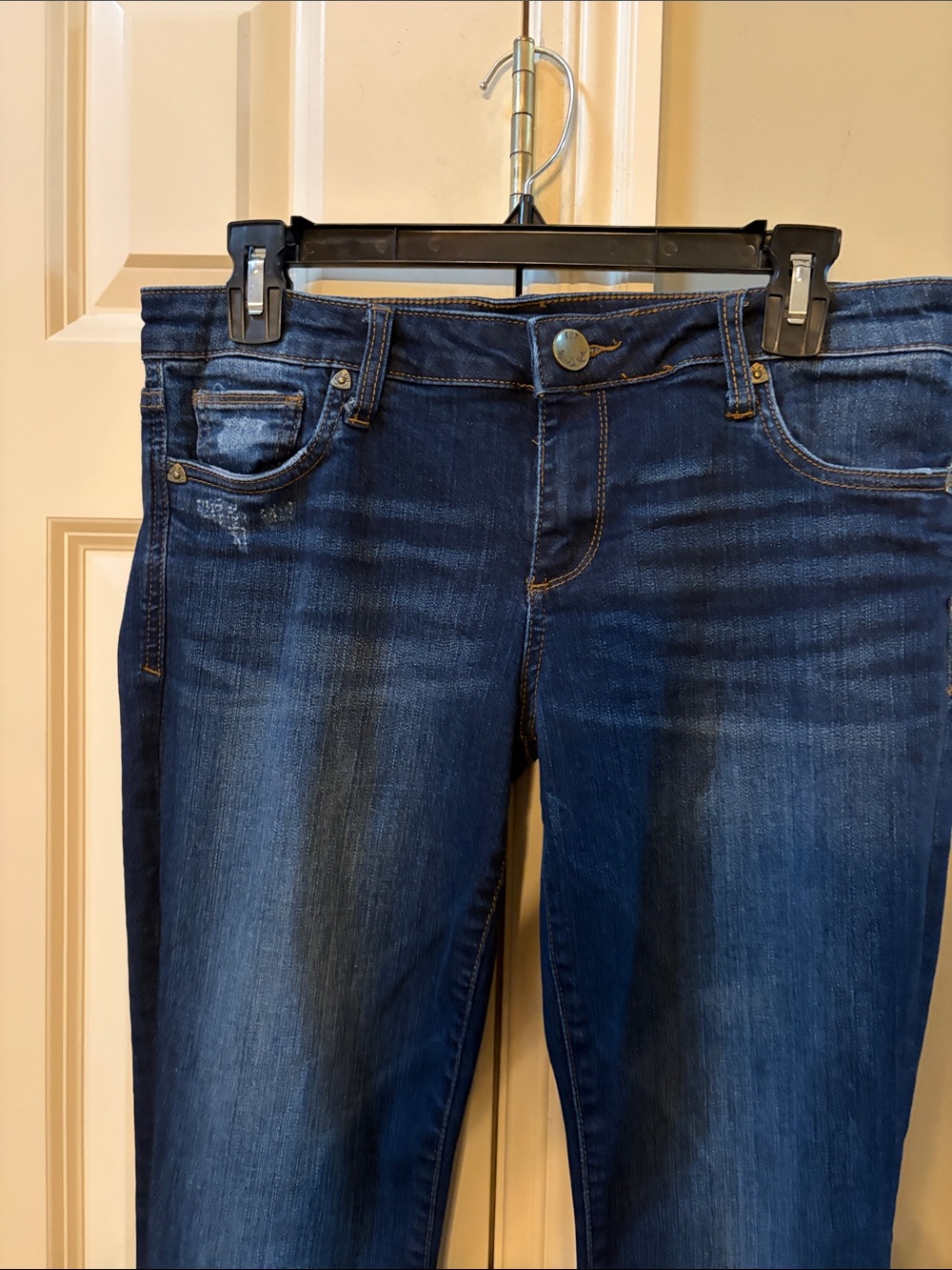 Kut from the Kloth Deep Indigo Baby Bootcut Jeans, 6 P - Picture 2 of 5